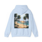 Urlaub Hoodie – Tropischer Palm Sunset Kapuzenpullover