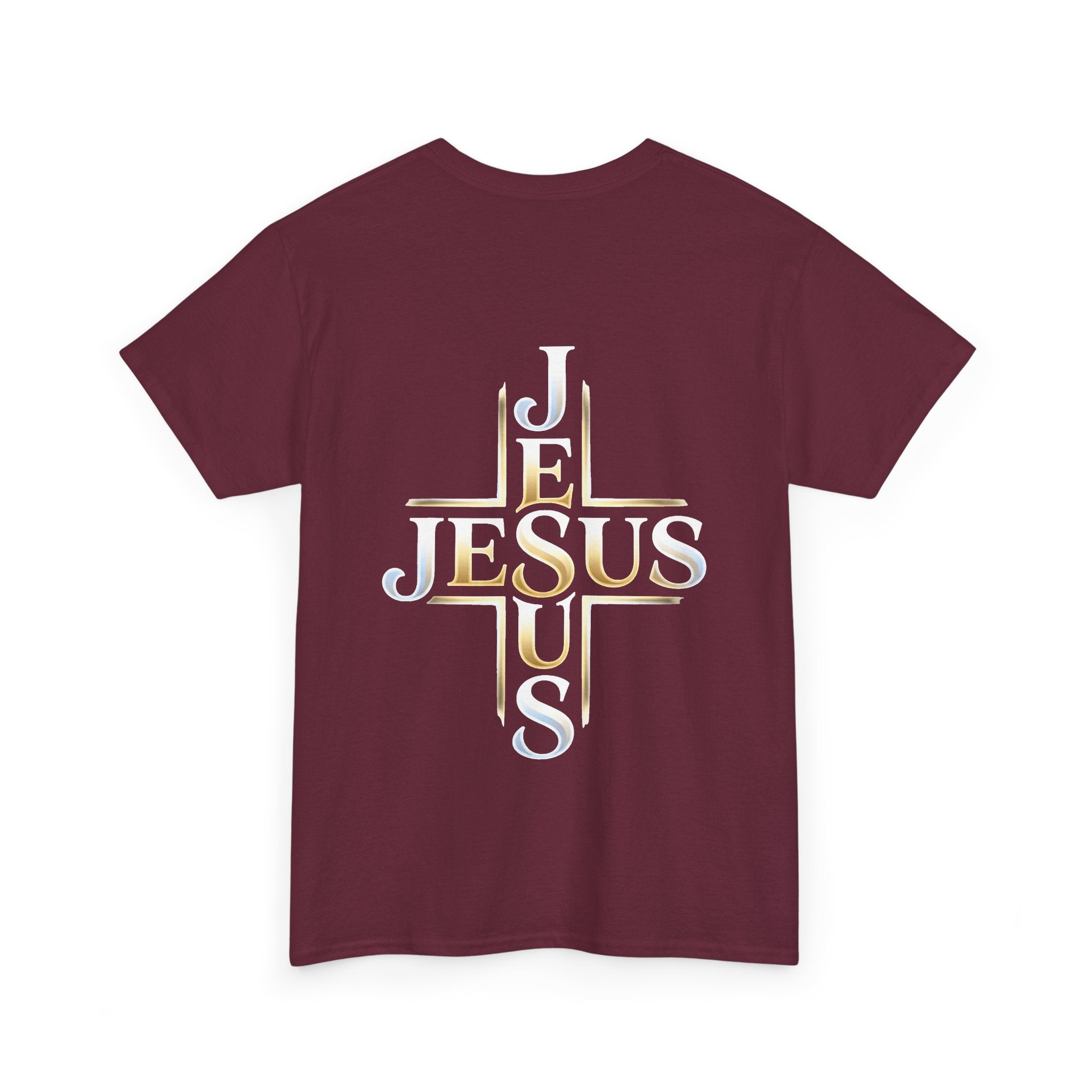 Faith Over Fear T-Shirt – „Glaube statt Angst“ Christian Cross Tee