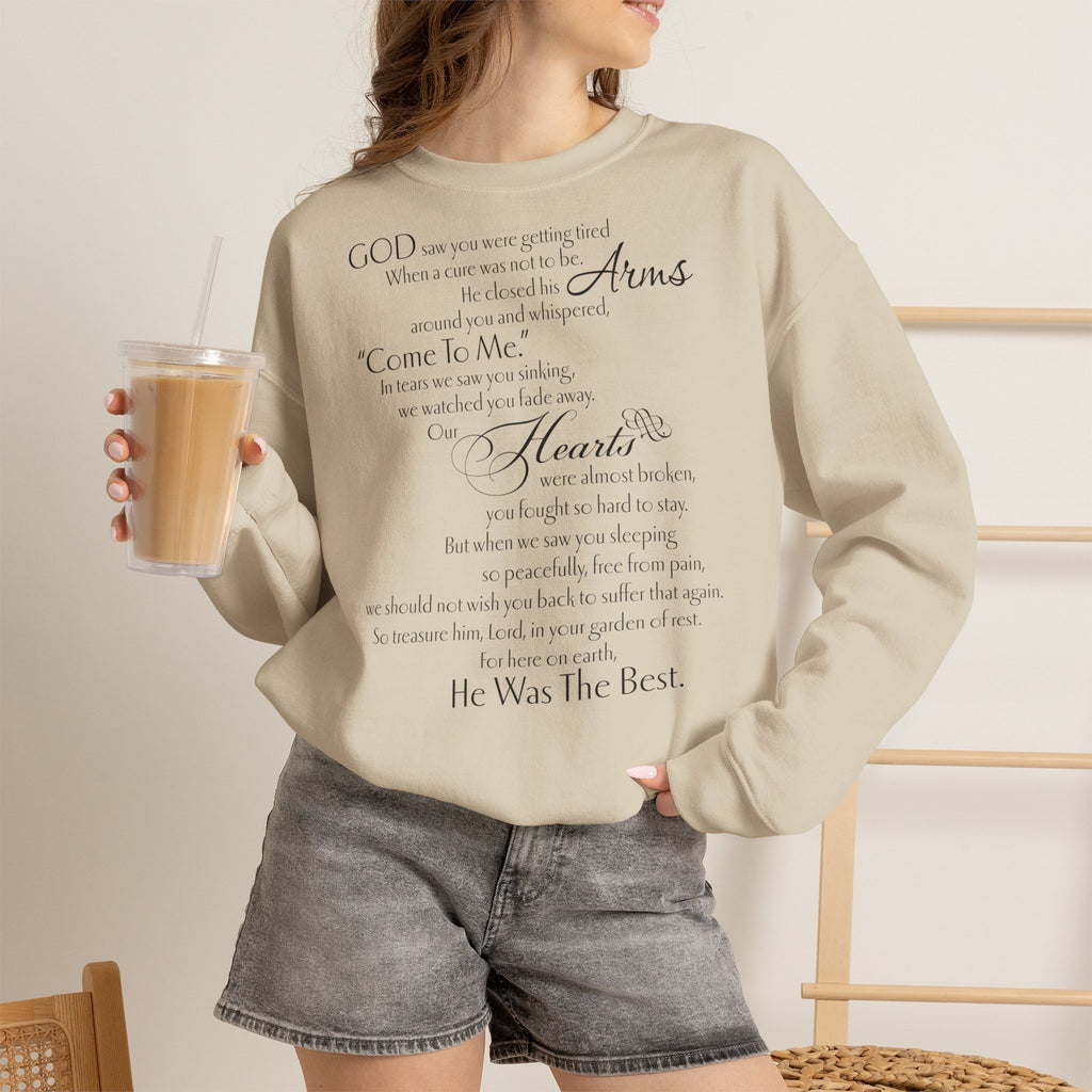ESTID Damen Pullover | „God Saw You Were Getting Tired“ Spruch-Print Ansicht 11 – Sweatshirt – ESTID