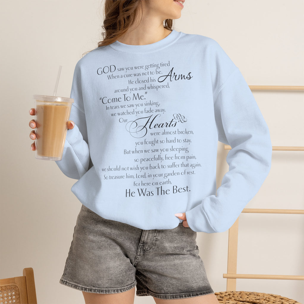 ESTID Damen Pullover | „God Saw You Were Getting Tired“ Spruch-Print Ansicht 13 – Sweatshirt – ESTID