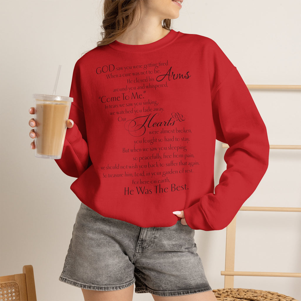 ESTID Damen Pullover | „God Saw You Were Getting Tired“ Spruch-Print Ansicht 16 – Sweatshirt – ESTID