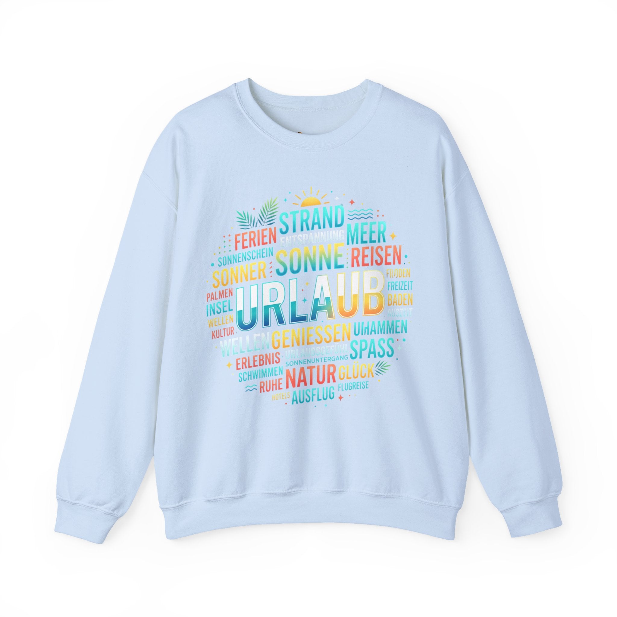 Tropical Palm Sunset Sweatshirt – Beach Vacation Crewneck