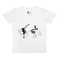 ESTID Herren V-Neck Shirt | Peeking Eyes Graphic Print Ansicht 6 – V-neck – ESTID
