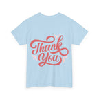 Statement T-Shirt Damen | „Thank You“ Rücken-Print Ansicht 25 – T-Shirt – ESTID
