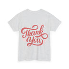 Statement T-Shirt Damen | „Thank You“ Rücken-Print Ansicht 22 – T-Shirt – ESTID