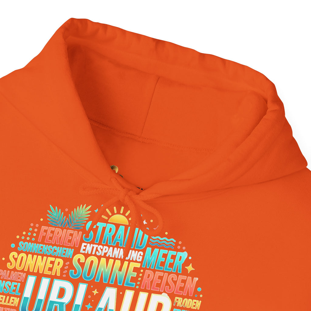 Urlaub Hoodie – Tropischer Palm Sunset Kapuzenpullover