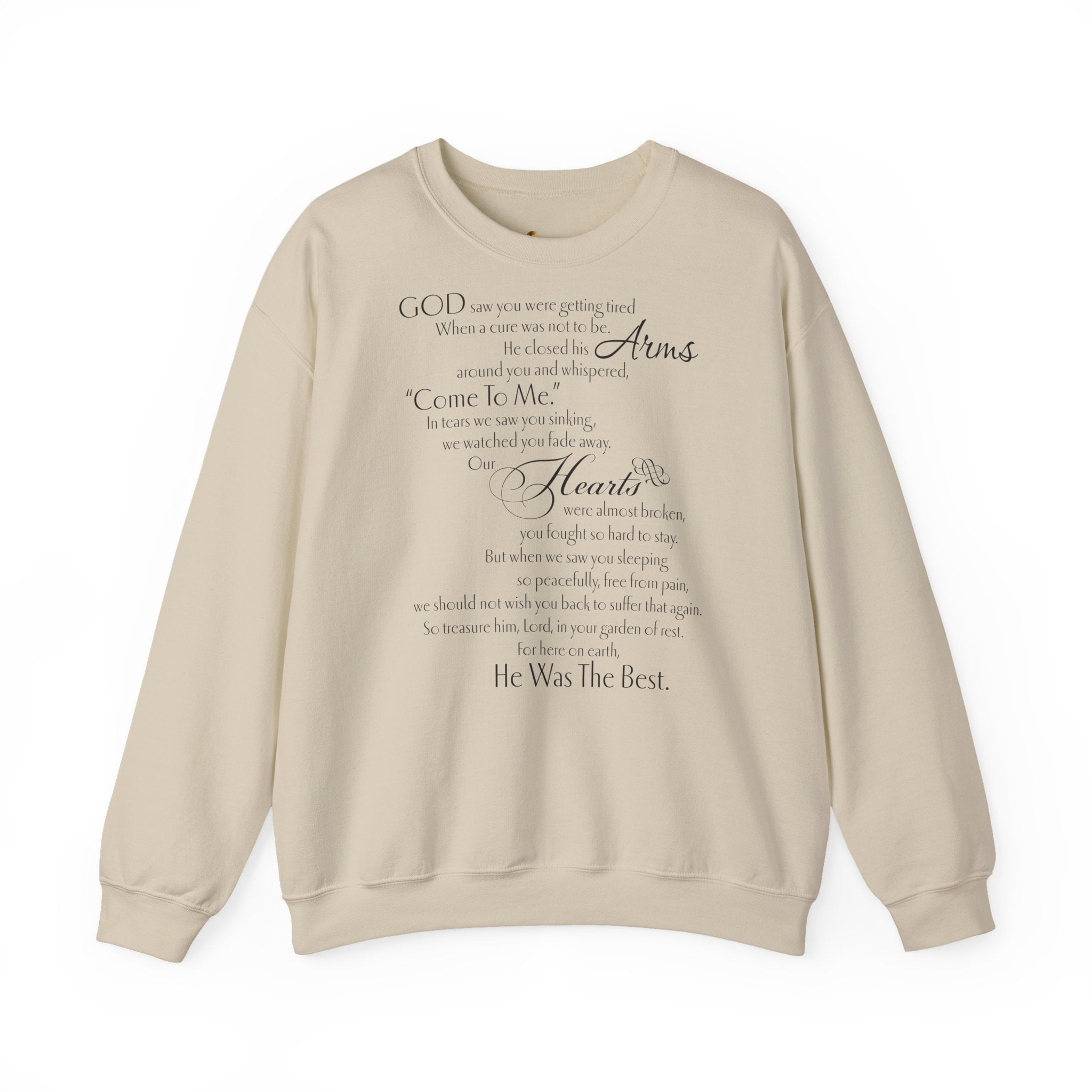 ESTID Damen Pullover | „God Saw You Were Getting Tired“ Spruch-Print Ansicht 19 – Sweatshirt – ESTID