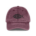 Christliche Vintage Twill Cap im Washed-Look ESTID Ansicht 3 – Hats – ESTID