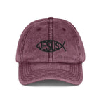 Christliche Vintage Twill Cap im Washed-Look ESTID Ansicht 3 – Hats – ESTID