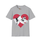Herz‑Hände T-Shirt – Eye Peek Herz Grafik Tee Ansicht 19 – T-Shirt – ESTID