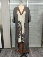 Bohemian Zweiteiler Set: Lange Tunika & Weite Hose Ansicht 7 – set – ESTID