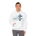 Gott liebt seine Kinder Kapuzenpullover – Cross Hoodie mit handschriftlicher Botschaft Ansicht 18 – Hoodie – ESTID