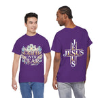Faith Over Fear T-Shirt – „Glaube statt Angst“ Christian Cross Tee