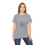 Spiritual Om Mandala Bio-Baumwoll T-Shirt | Damen & Herren Ansicht 4 – T-Shirt – ESTID