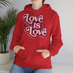 Love Is Love Hoodie – Retro Herz Pride Kapuzenpullover Ansicht 7 – Hoodie – ESTID