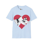 Herz‑Hände T-Shirt – Eye Peek Herz Grafik Tee Ansicht 10 – T-Shirt – ESTID