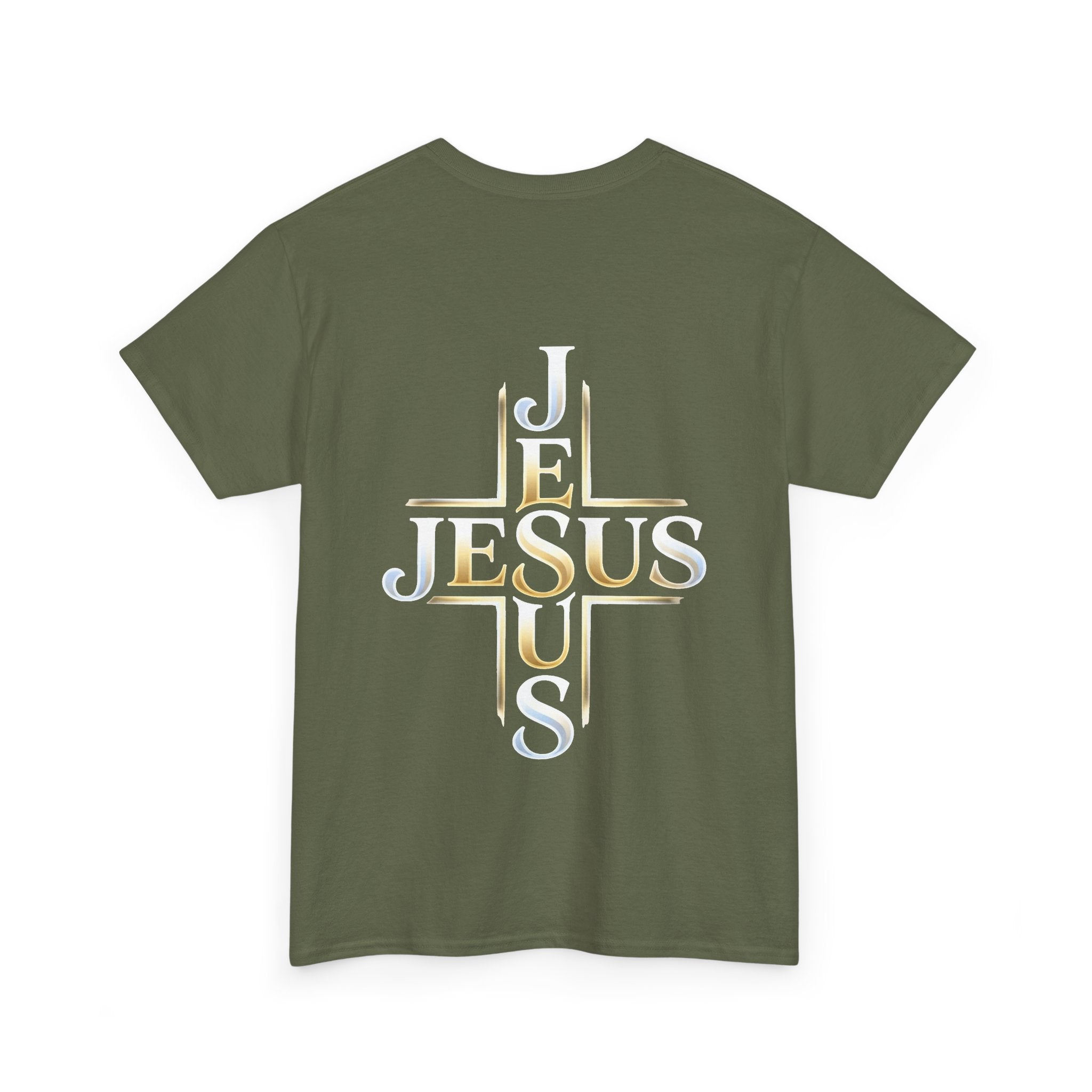 Faith Over Fear T-Shirt – „Glaube statt Angst“ Christian Cross Tee