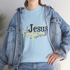 ESTID Unisex Shirt | Jesus Fisch Bibel Wortwolke Ansicht 47 – T-Shirt – ESTID