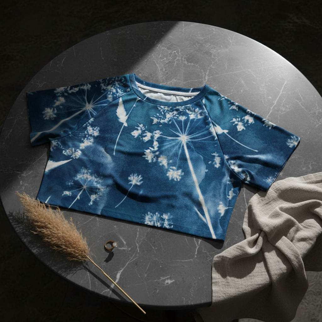 Bauchfreies Damen Crop Top aus ultra-softem Milk Silk -ESTID