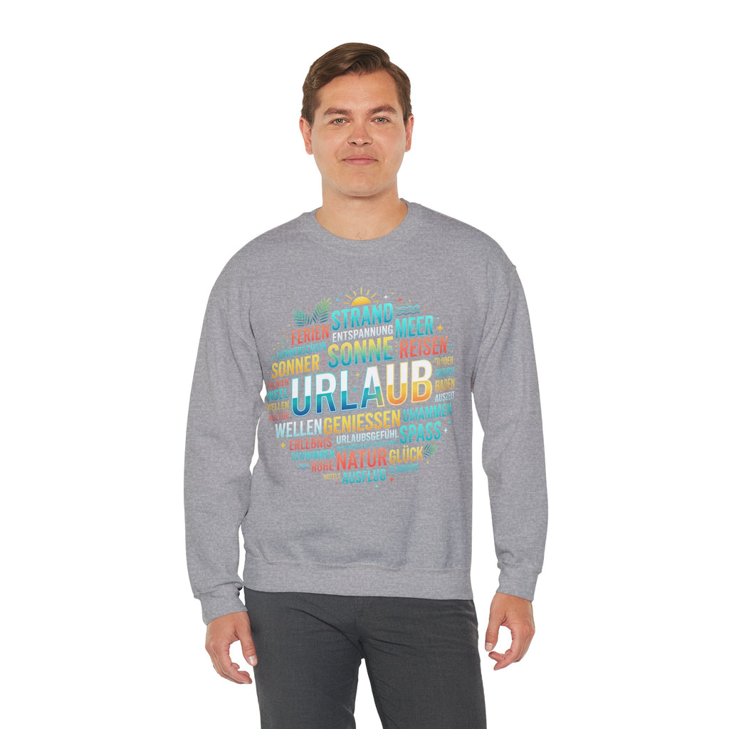 Tropical Palm Sunset Sweatshirt – Beach Vacation Crewneck