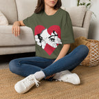 Herz‑Hände T-Shirt – Eye Peek Herz Grafik Tee Ansicht 24 – T-Shirt – ESTID