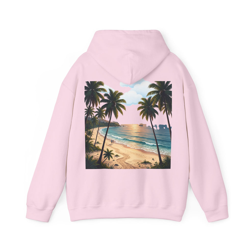 Urlaub Hoodie – Tropischer Palm Sunset Kapuzenpullover