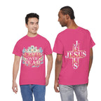 Faith Over Fear T-Shirt – „Glaube statt Angst“ Christian Cross Tee