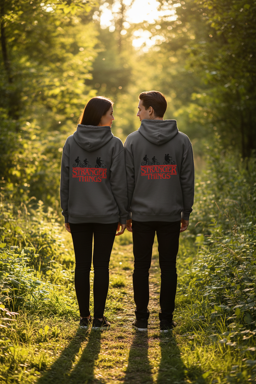 ESTID Unisex Kapuzenjacke | Stranger Things Retro Rückenprint Ansicht 10 – Hoodie – ESTID