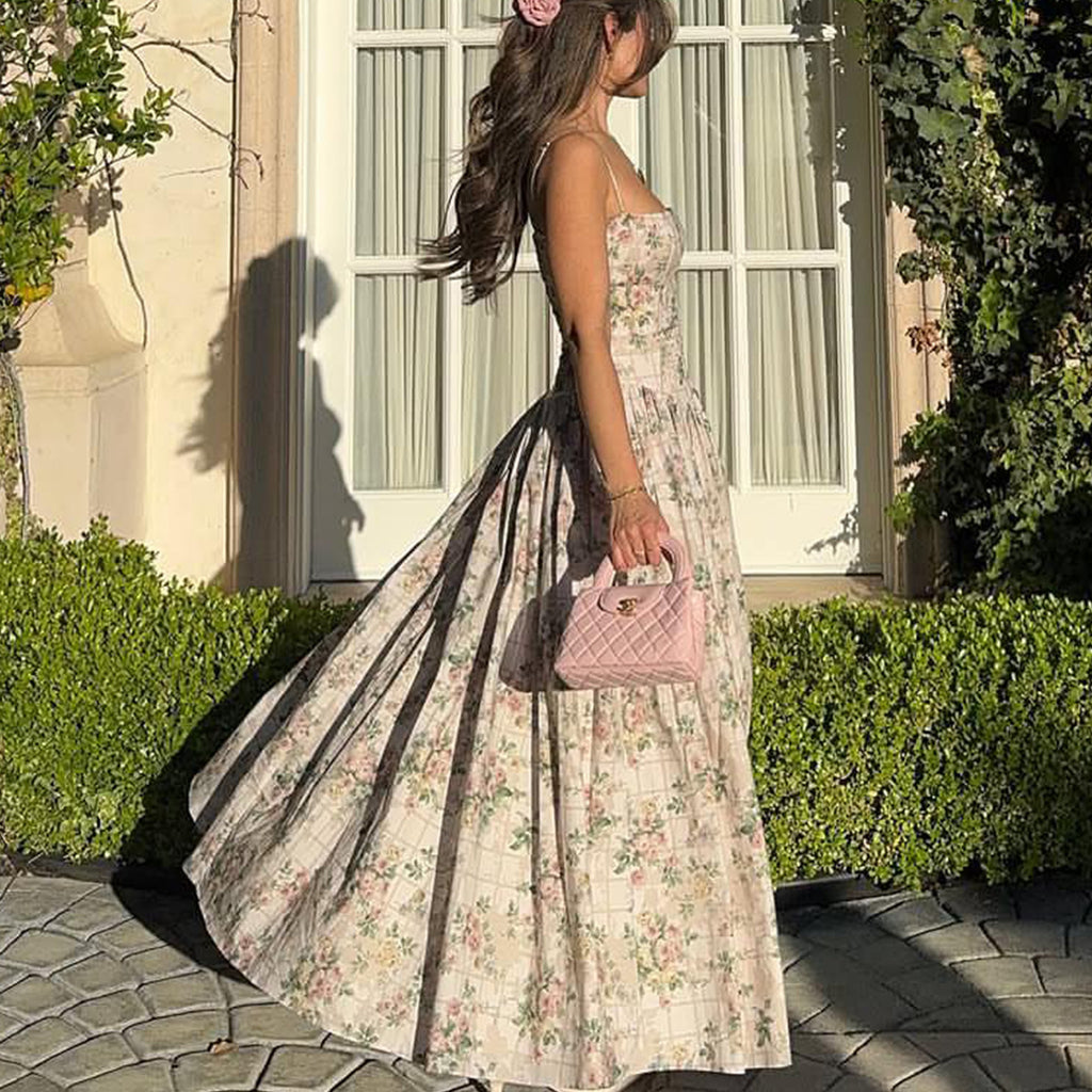 ESTID Damen Maxikleid „Flora Romance“ – Elegantes Corsagenkleid mit floralem Print Ansicht 25 – maxikleid – ESTID