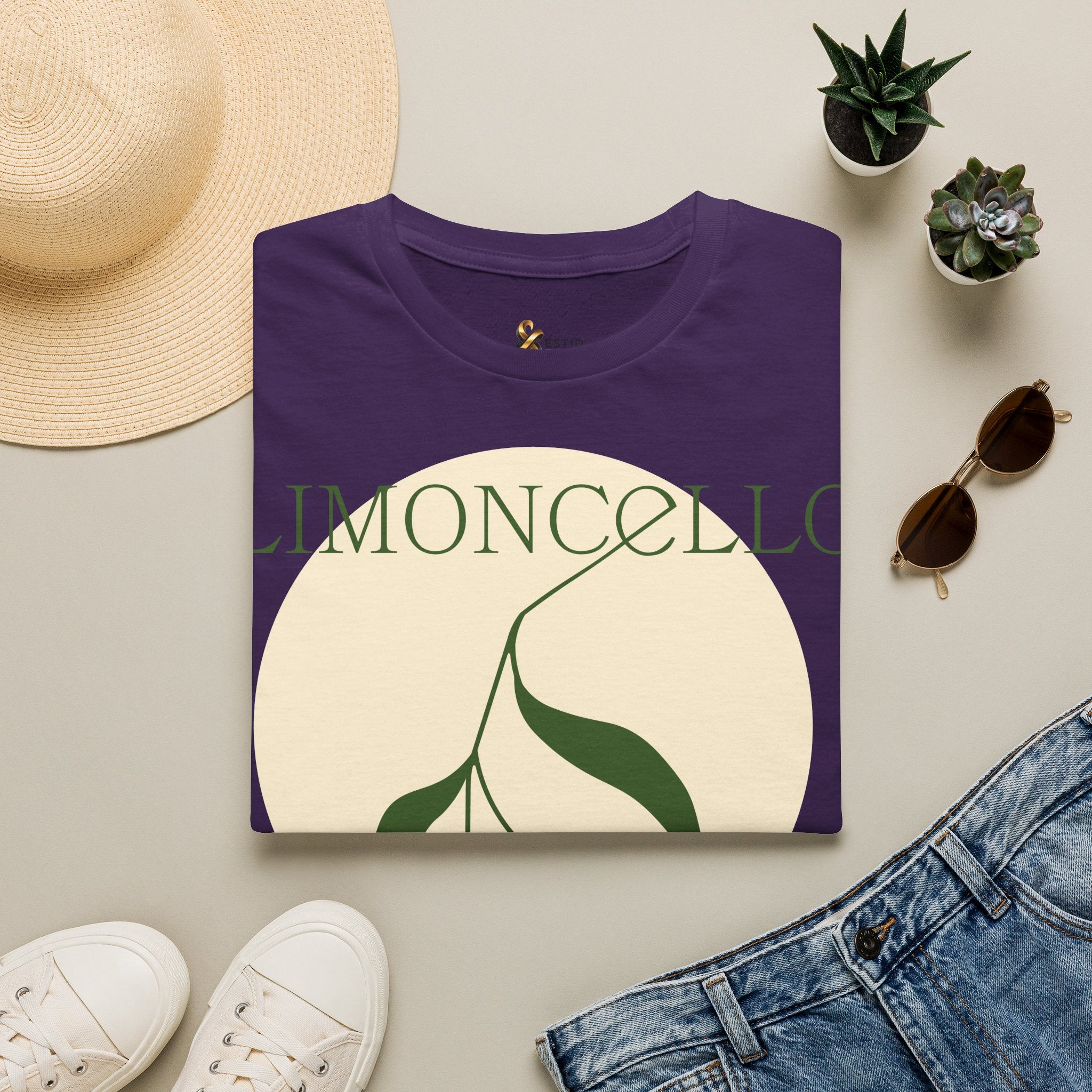 Limoncello Zitrone T-Shirt Ansicht 14 – T-Shirt – ESTID