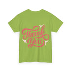 Statement T-Shirt Damen | „Thank You“ Rücken-Print Ansicht 28 – T-Shirt – ESTID