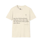 Minimalistisches Unisex T-Shirt mit ausdrucksstarkem Backprint ESTID Ansicht 8 – T-Shirt – ESTID