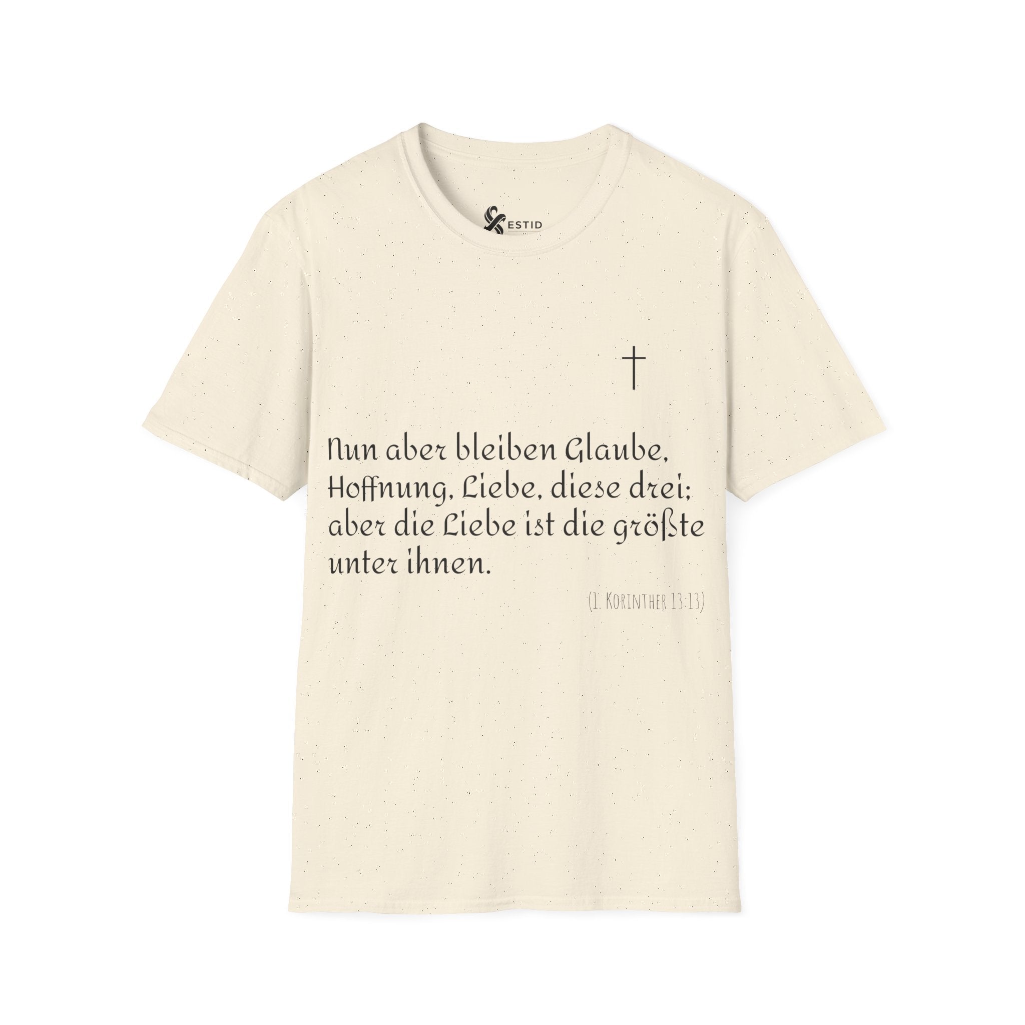 Minimalistisches Unisex T-Shirt mit ausdrucksstarkem Backprint ESTID Ansicht 8 – T-Shirt – ESTID