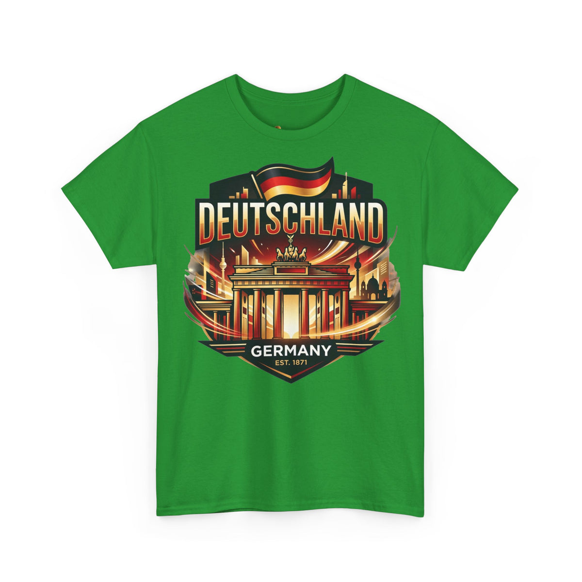 Deutschland Vintage Brandenburg-Tor T-Shirt – Reise-, Fußball- und Heimatstolz Ansicht 7 – T-Shirt – ESTID