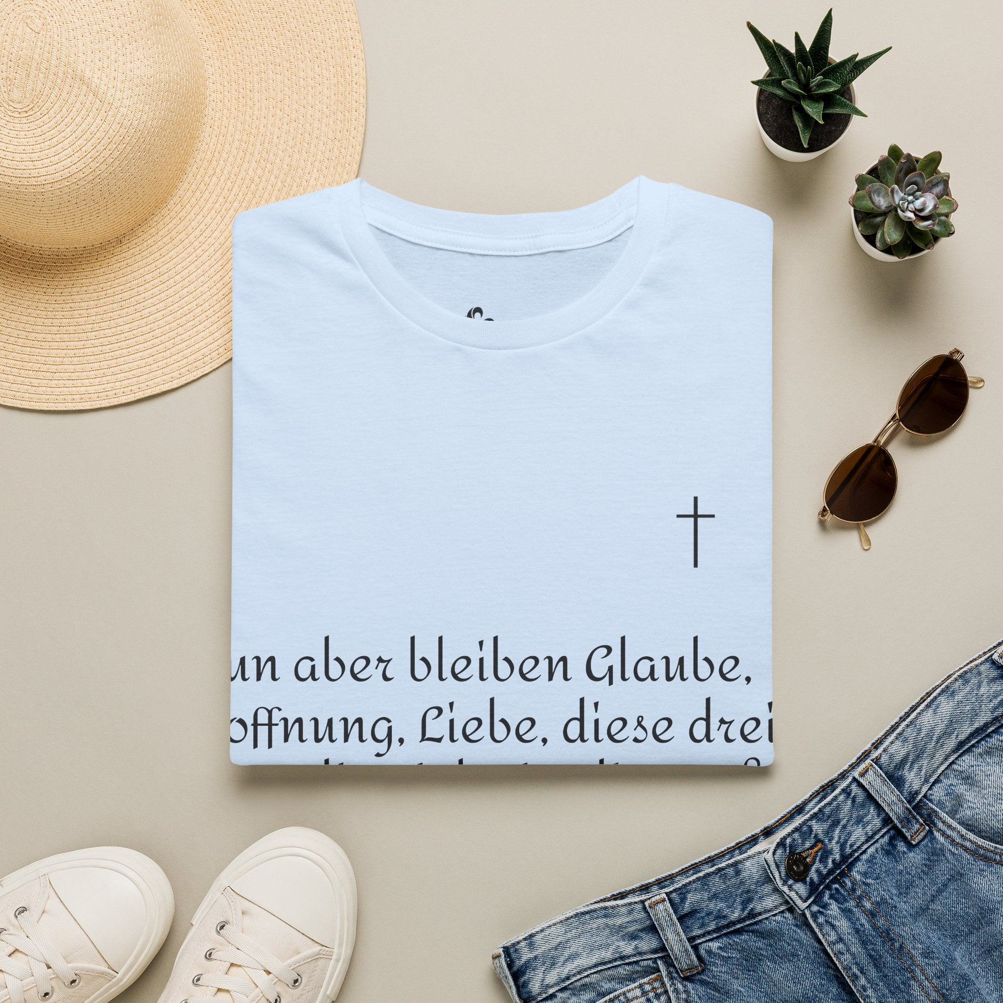 Minimalistisches Unisex T-Shirt mit ausdrucksstarkem Backprint ESTID Ansicht 4 – T-Shirt – ESTID