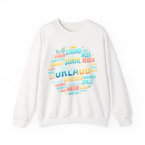Tropical Palm Sunset Sweatshirt – Beach Vacation Crewneck
