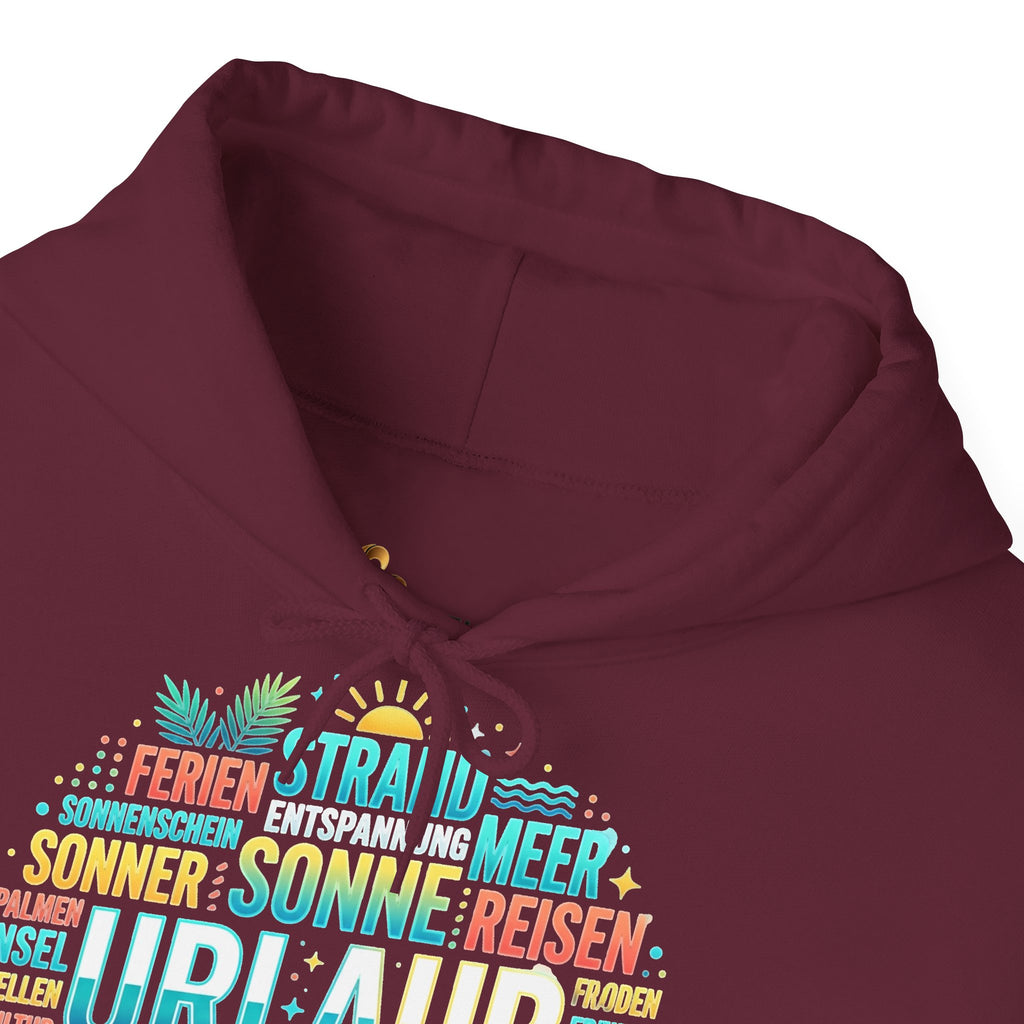 Urlaub Hoodie – Tropischer Palm Sunset Kapuzenpullover