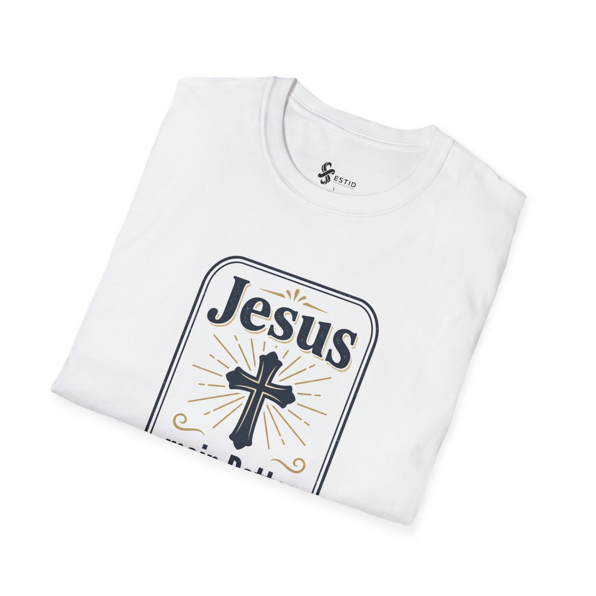 Unisex T-Shirt mit Aufschrift "Jesus mein Retter" ESTID Ansicht 5 – T-Shirt – ESTID