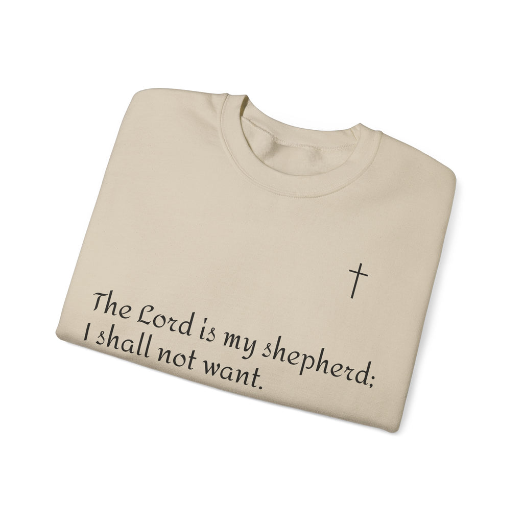 Unisex Heavy Blend Sweatshirt mit Psalm 23 & markantem Backprint ESTID Ansicht 11 – Sweatshirt – ESTID