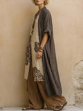 Bohemian Zweiteiler Set: Lange Tunika & Weite Hose Ansicht 6 – set – ESTID