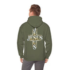 Faith Over Fear Hoodie – Jesus Kreuz Kapuzenpullover | Christliches Sweatshirt