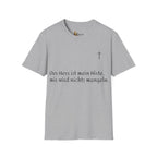 Minimalistisches Unisex Softstyle T-Shirt mit Psalm 23 ESTID Ansicht 11 – T-Shirt – ESTID