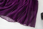 Damen Seidenkleid mit Puffärmeln | Luftsüßes Boho Maxikleid Ansicht 15 – Kleid – ESTID