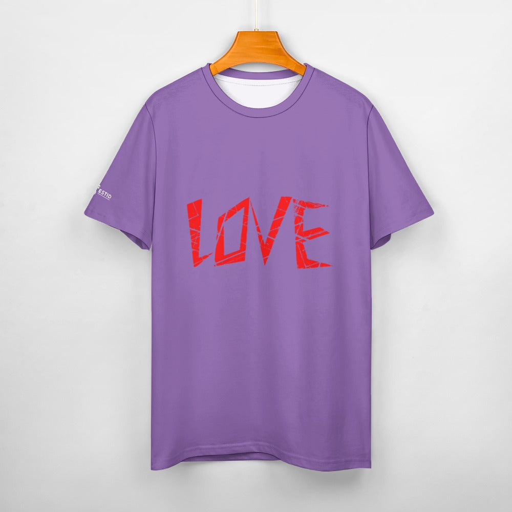 Damen T-Shirt aus reiner Baumwolle mit „LOVE“ Ansicht 12 – T-SHIRT – ESTID