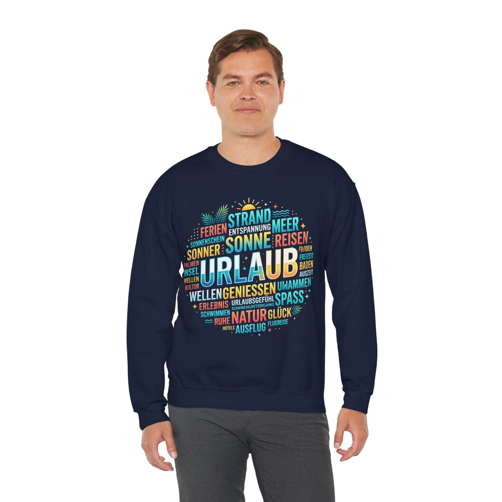Tropical Palm Sunset Sweatshirt – Beach Vacation Crewneck