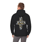 Faith Over Fear Hoodie – Jesus Kreuz Kapuzenpullover | Christliches Sweatshirt