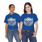 Faith Over Fear T-Shirt – Inspirierendes christliches Shirt mit Kreuz & Wolken