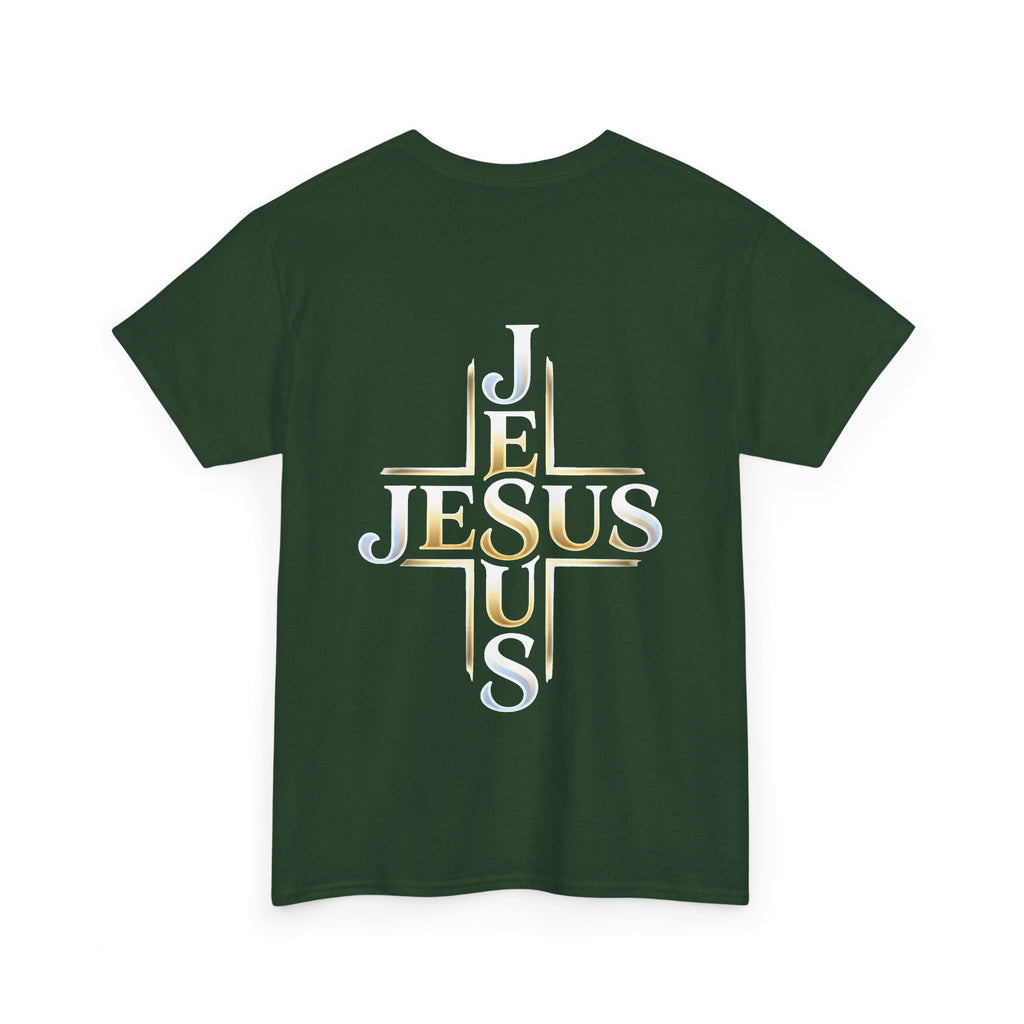 Faith Over Fear T-Shirt – „Glaube statt Angst“ Christian Cross Tee