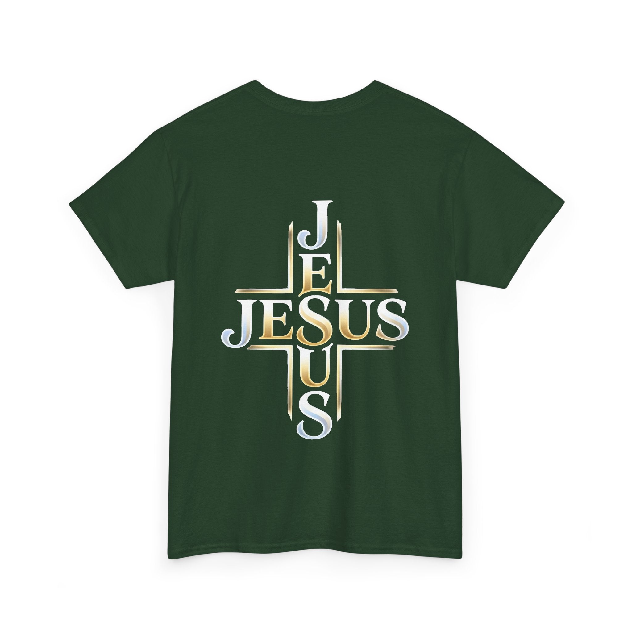 Faith Over Fear T-Shirt – „Glaube statt Angst“ Christian Cross Tee