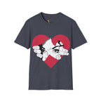 Herz‑Hände T-Shirt – Eye Peek Herz Grafik Tee Ansicht 31 – T-Shirt – ESTID